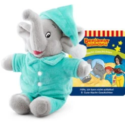 Tonies - Benjamin Blümchen Plüsch - Gute Nacht Geschichten - Hörspiel 8 Tonies - Benjamin Blümchen Plüsch - Gute Nacht Geschichten - Hörspiel -Tonies tonies benjamin pluesch